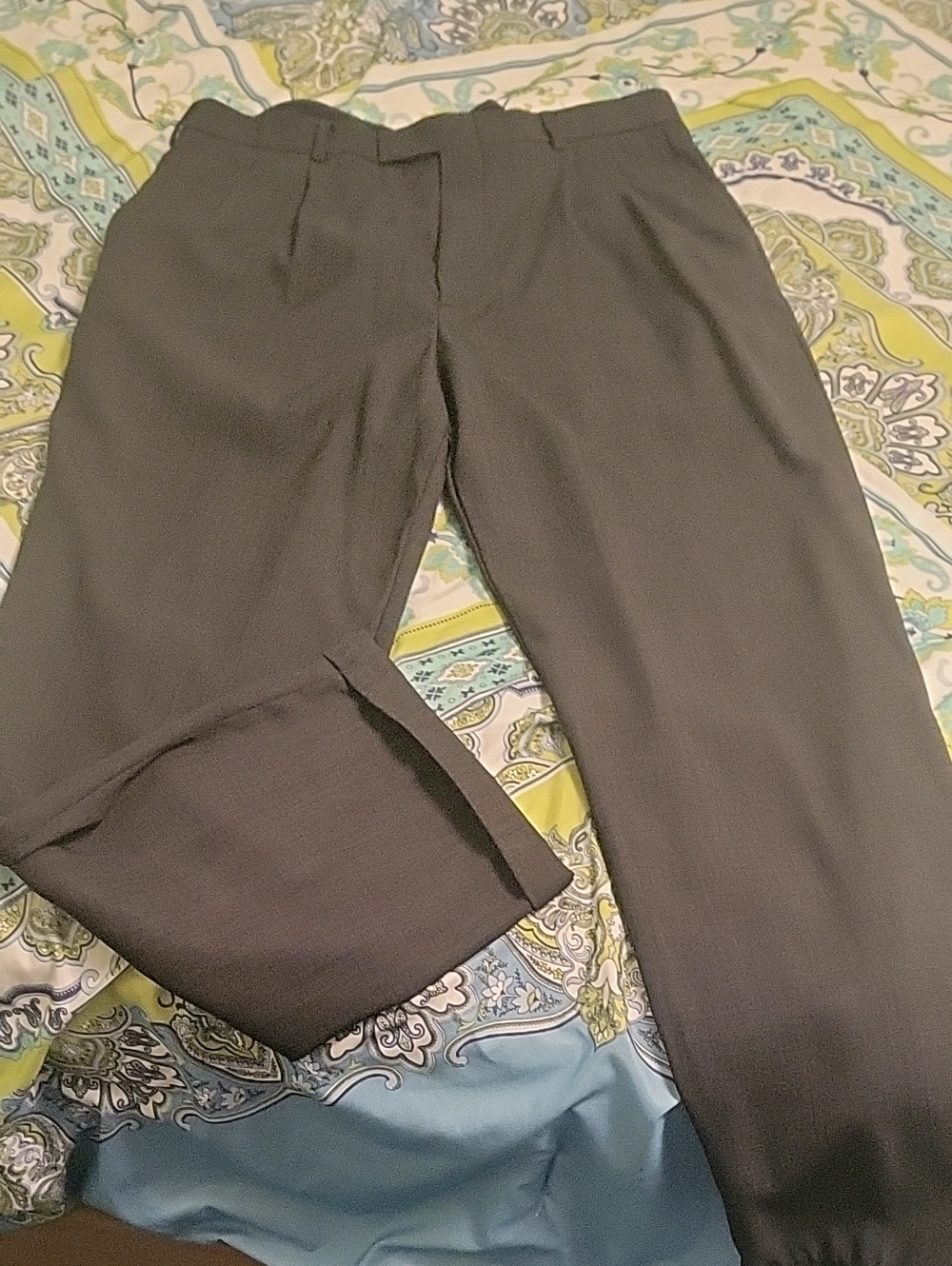 Claiborne Men's Dark Gray Dress Pants